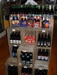 Displayed in crates